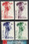 South Vietnam Stamps - 1956 , Sc 55 - 8, Bamboo - MNH, F-VF  (9V07F)
