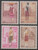 Laos Stamps - 1973 - Sc 235-6, C102-3 Costume - MNH, F-VF - (9A04K)