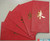 Chinese Red Envelope with Your Family Surname 百家姓紅包 "ZHU 朱" (gold embossing envelope size: 3.15" x 6.15" ) pack of 5 red envelopes (WXRJ)