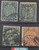 China Stamps - 1898-1910, China Coil Dragon Imperial Post 4 Stamps Collection, Used   (9C0BH)