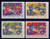 South Vietnam Stamps - 1959, Sc#108-11 Sisters Trung Defend against Chinese, MNH, F-VF (9V09A)