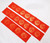 Blank Red Paper to Write your own Couplet 万年红春联 七言对联 四尺四开五幅 (送横批) 总计15张 (15 sheets total) - 17CM*104CM (6.7" x 40.94") ")  (WXTW)