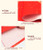 Blank Red Paper to Write your own Couplet 万年红春联 七言对联 四尺四开五幅 (送横批) 总计15张 (15 sheets total) - 17CM*104CM (6.7" x 40.94") ")  (WXTW)