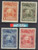 China Stamps - 1929 , Sc Manchuria 21 - 4 Chang Tso-lin, Overprinted in Red - MLH, F-VF (9C0JA)