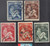 Taiwan Stamps : 1952 Scott 1046-8, 1051 Land Tax Reduction, Used  (9T090)