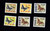 South Vietnam Stamps - 1968 , Sc J15-20 Butterflies on Postage Due Stamps, MH, F-VF (9V0BA)
