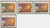 Vietcong Stamps - 1970, Michel # 31-4 The 10th Anniversary of the National Liberation Front - NGAI, MNH, F-VF (9V0BX)
