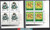 China Stamps - 2001-2, Scott 3083-4 Year of Snake (2001 Xin-Si Year) - Imprint Block of 4 -  MNH, F-VF - (9308B)