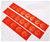 Blank Red Paper to Write Your own Couplet 万年红春联 五横五对七言 四尺三开 总计15张 (15 Sheets Total) - 22CM x137CM (8.6" x 53.94") (WXQH)