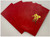 Chinese Red Envelope with Your Family Surname 百家姓紅包 "HE 賀" (gold embossing envelope size: 3.15" x 6.15" ) pack of 5 red envelopes (WXYN)