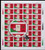 China Stamps - 1999-18 , Scott 2986-88 Macao's Return to Motherland - Full sheet of 32 complete sets - MNH, VF - (9298H)