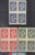 China Stamps - 1949, C3 Original, Trade Union Conference of Asian And Australasian Countries - Imperf - Block of 4 - MNH, F- VF - (9000C)