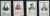 China Stamps - 1953 , C25 , Scott 202-5 Famous Men of World Culture, Mint, F-VF - (90202)