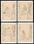 China Stamps - 1994-9 , Scott 2501-04 Literators of Ancient China (2nd series) - MNH, F-VF - (92504)