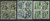 China Stamps - 1931, Sc 299, 757, 821 Dr. Sun Yat-sen blocks of 4 used - (9C003)