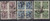 China Stamps - 1948, Sc 791, 793, 834 Dr. Sun Yat-sen blocks of 4 used - (9C006)