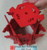 Chinese Wooden Miniature Double Happiness Lantern - 1 Pair (2 lanterns) - Assembly required (see assembly images) - lanterns size : 4.0" x 2.9" (WXMF)