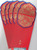Chinese Double Happiness Red Envelope for Wedding (with gold embossing size: 3.5" x 6.5" ) Total 5 envelopes (WXGR)
