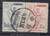 Taiwan Stamps : 1954 TW C39 Scott 1098-9 11th Youth Day, Used, cancelled with first day of issue stamp, F-VF  - (9T05R) - (9T05R)