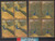 Taiwan Stamps : 1991 Peacocks, Scott 2826-7 complete set, painted by Giuseppe Castiglione - Block of 4 -  MNH-VF - (9T0F9) - (9T0F9)