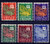 South Vietnam Stamps - 1952 , Sc J1-6, Postage Due Stamps - The Temple Lion - MNH, F-VF - (9V044)