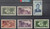 South Vietnam Stamps - 1951, Scott 1, 2, 6, 8, 9, 10 - Emperor Bao Dai - MLH, F-VF - (9V04E)