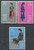 South Vietnam Stamps - 1969, Scott 355-7 Ethnic minorities in Viet Nam - MNH, F-VF  (9V05R)