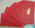 Chinese Red Envelope with Your Family Surname 百家姓紅包 "Li 李" (gold embossing envelope size: 3.15" x 6.15" ) pack of 5 red envelopes (WXBV)