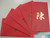Chinese Red Envelope with Your Family Surname 百家姓紅包 "CHEN 陳" (gold embossing envelope size: 3.15" x 6.15" ) pack of 5 red envelopes (WXBX)