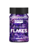 Colored foil flakes min. 1 g, dark purple