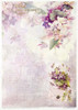 ITD Collection Rice Paper Pack Post Flower Post Violet