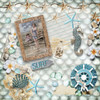Decoupage Queen Seaside Greetings Scrapbook Set