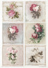 ITD Collection Rice Paper Pack Flower Post Rose
