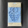 LaBlanche Baroque Emblem silicone mould with ornate scrollwork applique