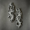LaBlanche Curved Ornaments silicone mould with two mirrored flourishes