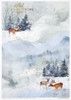 ITD Collection Rice Paper Pack of 11 Wonderful Christmas Time
