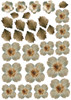 LaBlanche 3D Foil Flower Duo Pack — Ivory & Pine Green