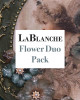 LaBlanche 3D Foil Flower Duo Pack — Ivory & Pine Green