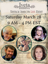 Iveta Ziedina Vintage Insects Paper Collection