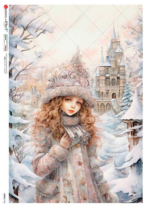 Paper Designs The Princess of Winter Rice Paper