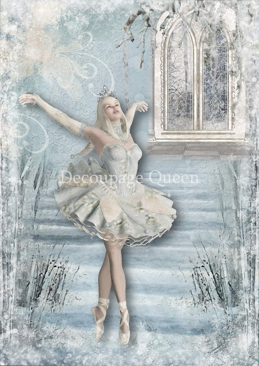 Princess Rice Paper Decoupage Queen Snow Princess Rice Paper