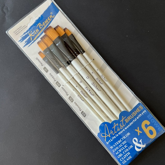江原道　brush等6点セット Xin Bowen Artist Brushes