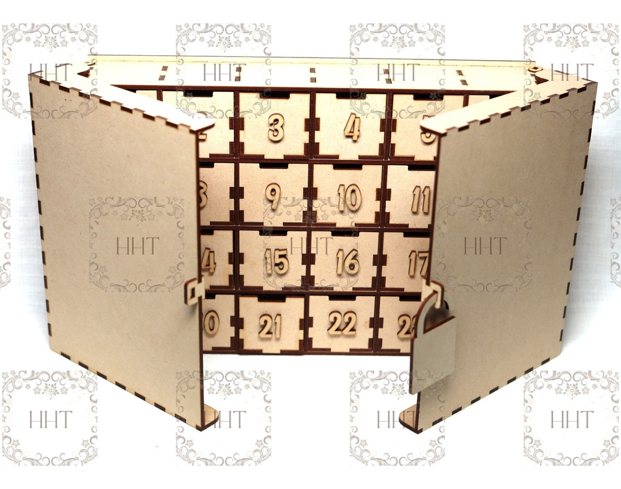 Hancrafted Holiday Traditions Advent Calendar Box