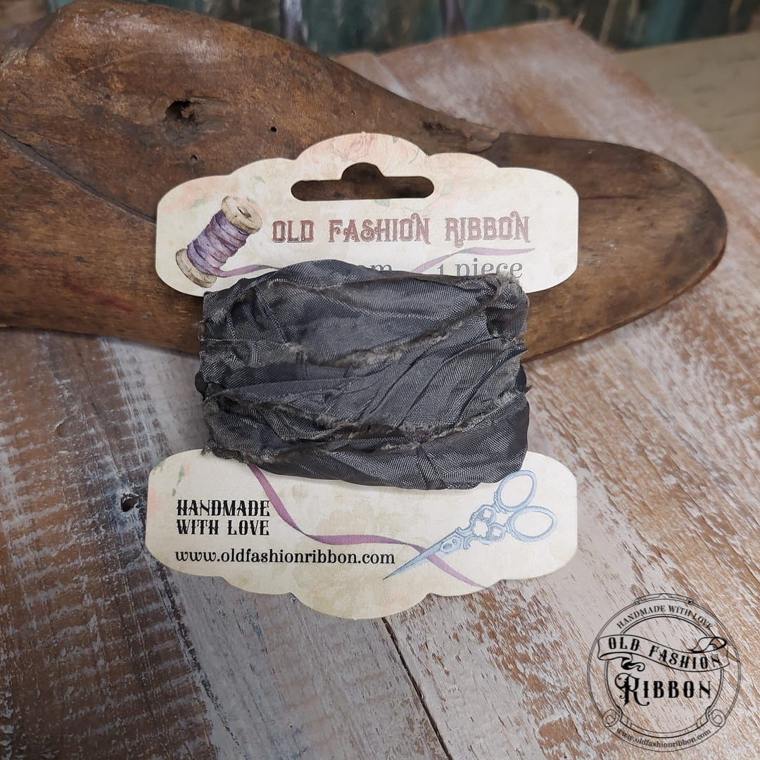 Old Fashion Ribbon Dark Grey