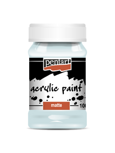 Acrylic paint matte 100 ml ice blue