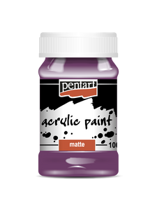 Acrylic paint matte 100 ml purple