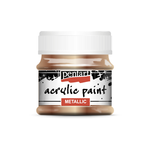 Acrylic paint metallic 50 ml antique gold