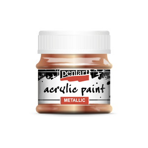 Acrylic paint metallic 50 ml antique-copper Acrylic paint metallic 50 ml antique-copper
