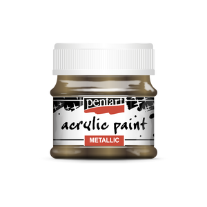 Acrylic paint metallic 50ml sparkling gold