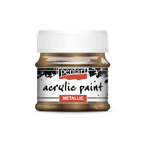 Acrylic paint metallic 50ml sparkling brass Acrylic paint metallic 50ml sparkling brass